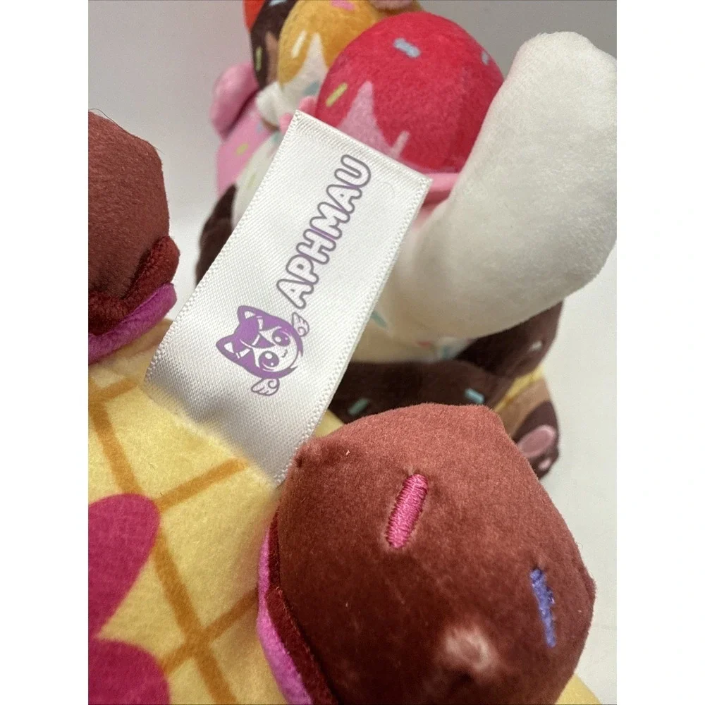 Aphmau Meemeows Ice Cream Collector's Edition Plush Lot 2 Neapolitan  Banana Spl